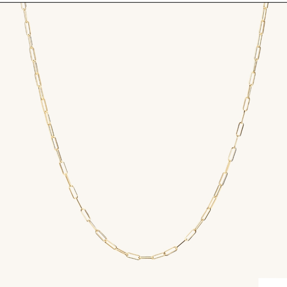 Mejuri boyfriend bold chain necklace